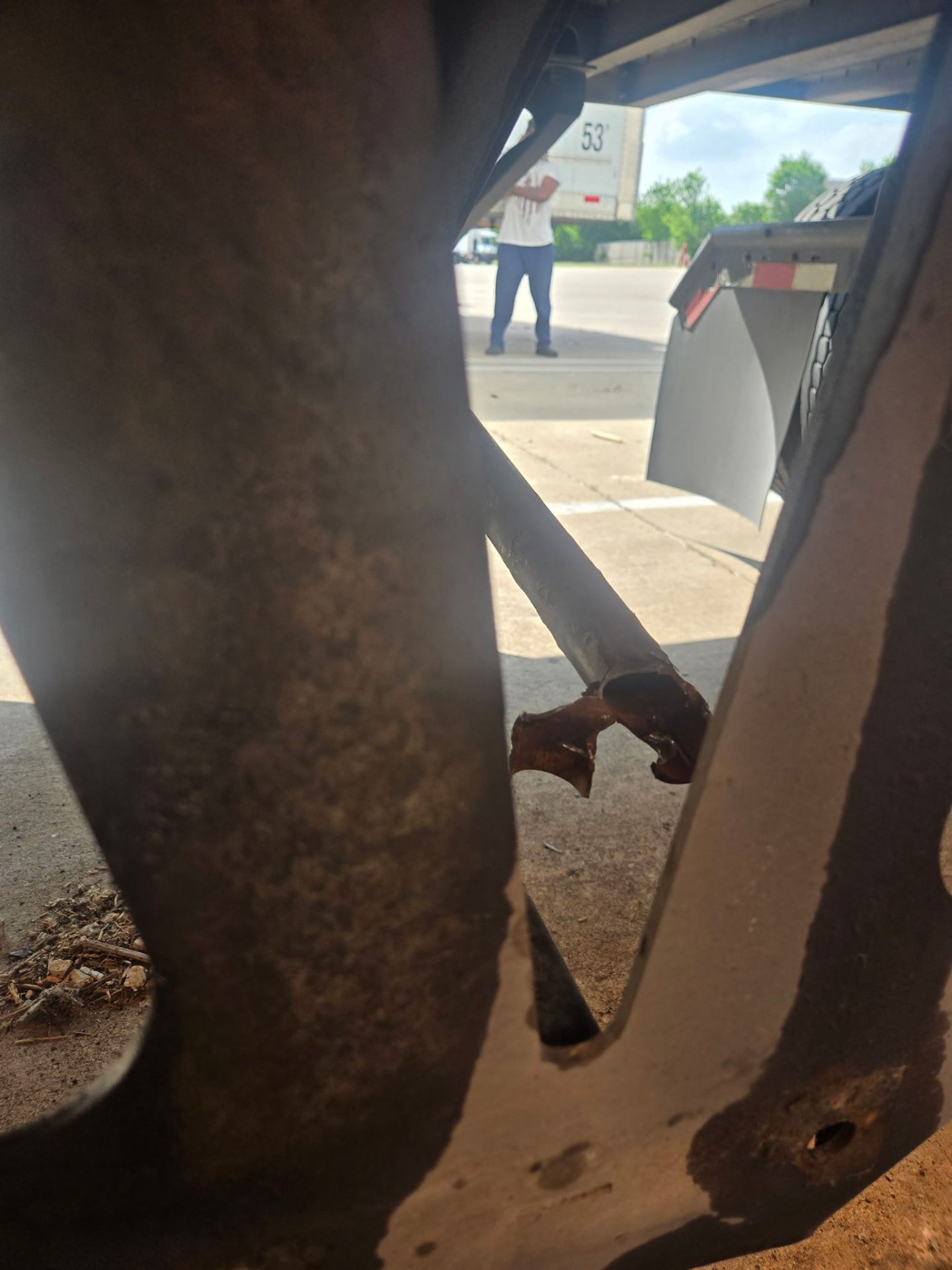 Exhaust Stack Damage